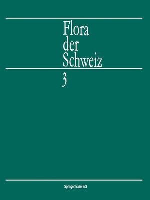 cover image of Flora der Schweiz und angrenzender Gebiete